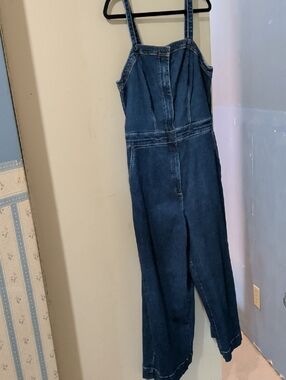 Torrid Denim Jumpsuit Overalls - Dark Blue